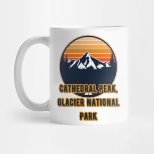 Cathedral Peak, Glacier National Park Mug